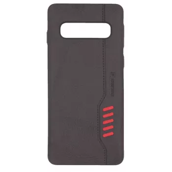 Evelatus Funda trasera Shooter negra para Samsung Galaxy S10