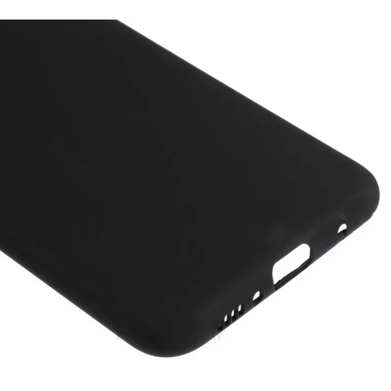 Evelatus Funda de silicona Nano Soft Touch TPU para Samsung Galaxy S10e negra