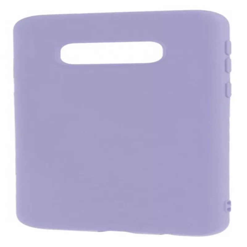 Evelatus Funda de silicona nano para Samsung Galaxy S10e Soft Touch TPU azul