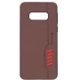 Evelatus Samsung Galaxy S10e Shooter Series Funda Trasera Marrón