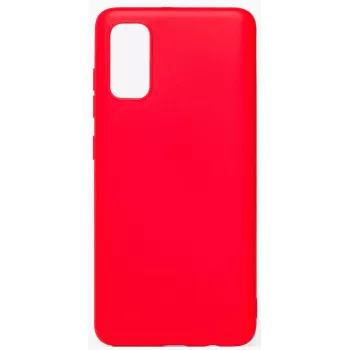 Evelatus Samsung Galaxy S20 Funda de silicona Nano Soft Touch TPU roja