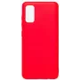 Evelatus Samsung Galaxy S20 Funda de silicona Nano Soft Touch TPU roja