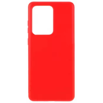 EVELATUS Samsung Galaxy S20 Ultra Nano Silicone Case Soft Touch TPU Rojo