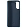 Evelatus Samsung Galaxy S21 FE Funda de silicona Nano Soft Touch TPU azul