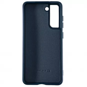 Evelatus Samsung Galaxy S21 FE Funda de silicona Nano Soft Touch TPU azul