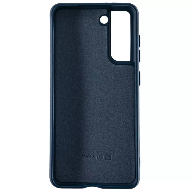 Evelatus Samsung Galaxy S21 FE Funda de silicona Nano Soft Touch TPU azul