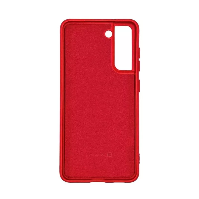 Funda de nano silicona Soft Touch TPU para Samsung Galaxy S21 Evelatus roja