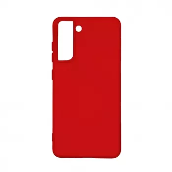 Funda de nano silicona Soft Touch TPU para Samsung Galaxy S21 Evelatus roja