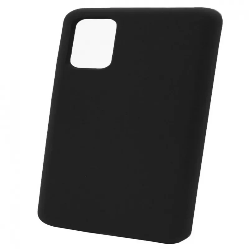 Evelatus Funda de silicona Soft-Touch Premium para Samsung Galaxy S21 Ultra Negra