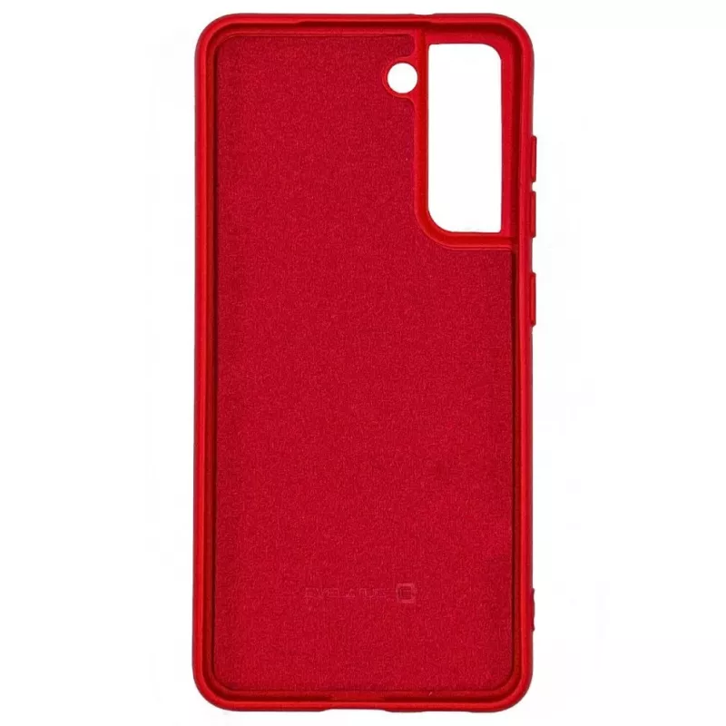 Funda de silicona Nano Soft Touch TPU Evelatus para Samsung Galaxy S22 Roja