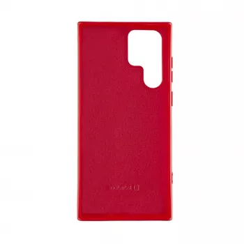 Evelatus Samsung Galaxy S22 Ultra Funda de silicona nano Soft Touch TPU Rojo