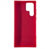 Evelatus Funda de silicona Soft-Touch Premium para Samsung Galaxy S22 Ultra Rojo chino