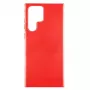 Evelatus Funda de silicona Soft-Touch Premium para Samsung Galaxy S22 Ultra Rojo chino