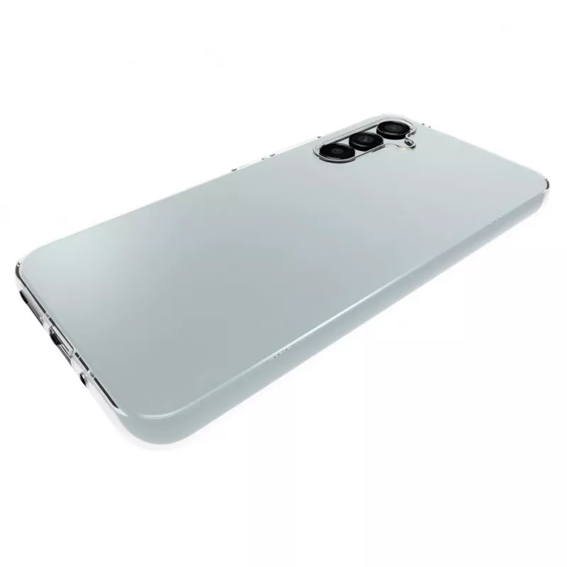 Evelatus Funda de silicona transparente para Samsung Galaxy S23 1,5 mm TPU transparente