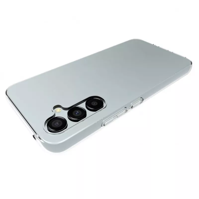 Evelatus Funda de silicona transparente para Samsung Galaxy S23 1,5 mm TPU transparente