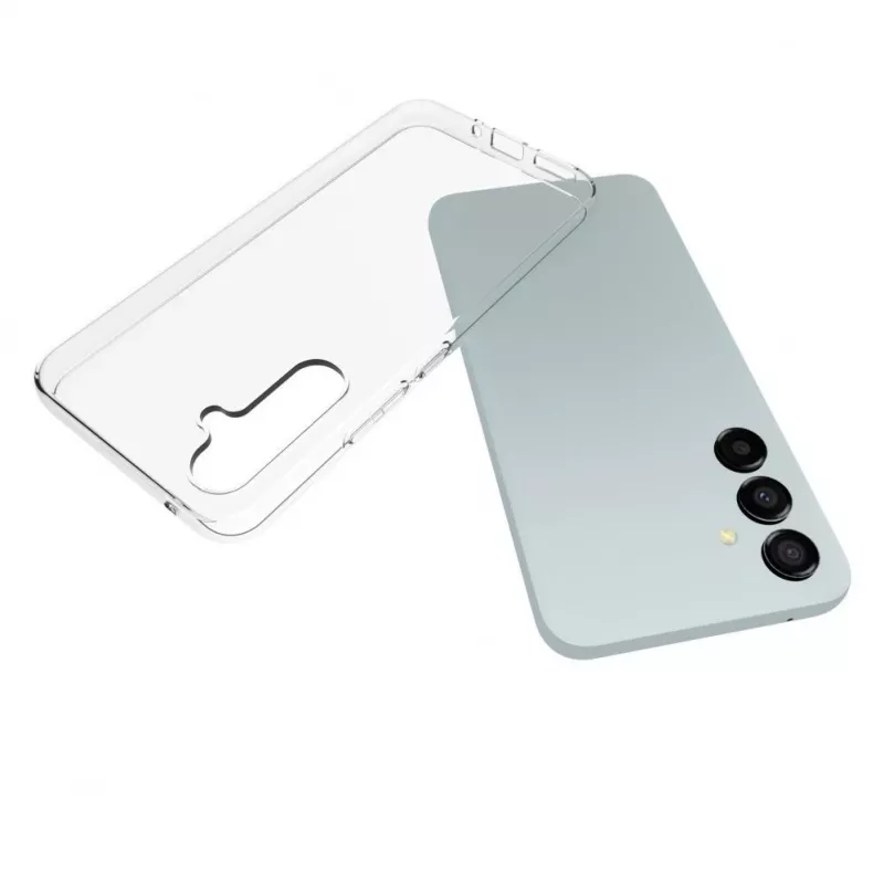 Evelatus Funda de silicona transparente para Samsung Galaxy S23 1,5 mm TPU transparente