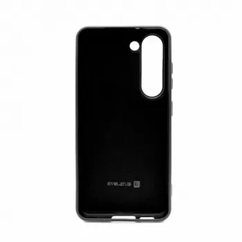 Funda de silicona nano Evelatus Soft Touch TPU negra para Samsung Galaxy S23 Plus
