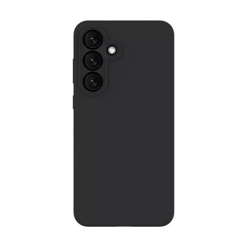 Evelatus Samsung Galaxy S25 FE Funda de silicona soft-touch magnética premium Negra