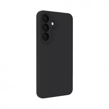 Evelatus Samsung Galaxy S25 FE Funda de silicona soft-touch magnética premium Negra