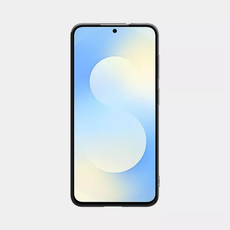 Evelatus Funda de silicona transparente de 1,5 mm TPU para Samsung Galaxy S26 FE