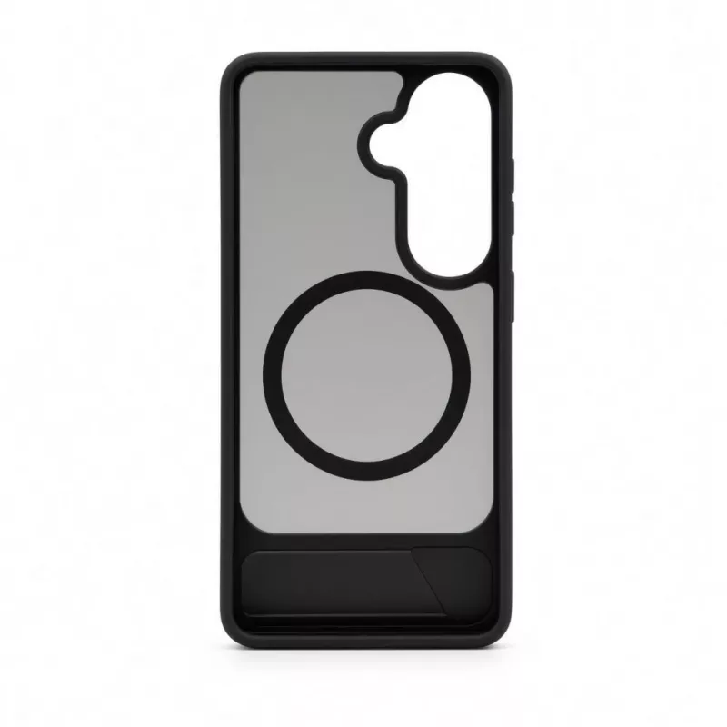 Evelatus Funda MagSafe engomada con soporte para Samsung Galaxy S26 Negro