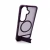 Evelatus Funda MagSafe de goma con soporte para Samsung Galaxy S26, lila