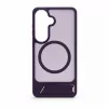 Evelatus Funda MagSafe de goma con soporte para Samsung Galaxy S26, lila