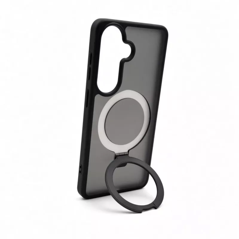 Evelatus Funda Shield para Samsung Galaxy S26 con MagSafe y soporte, anillo mate, negra