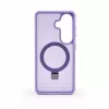Evelatus Samsung Galaxy S26 Funda Shield con MagSafe y soporte, anillo mate, Lila lavanda