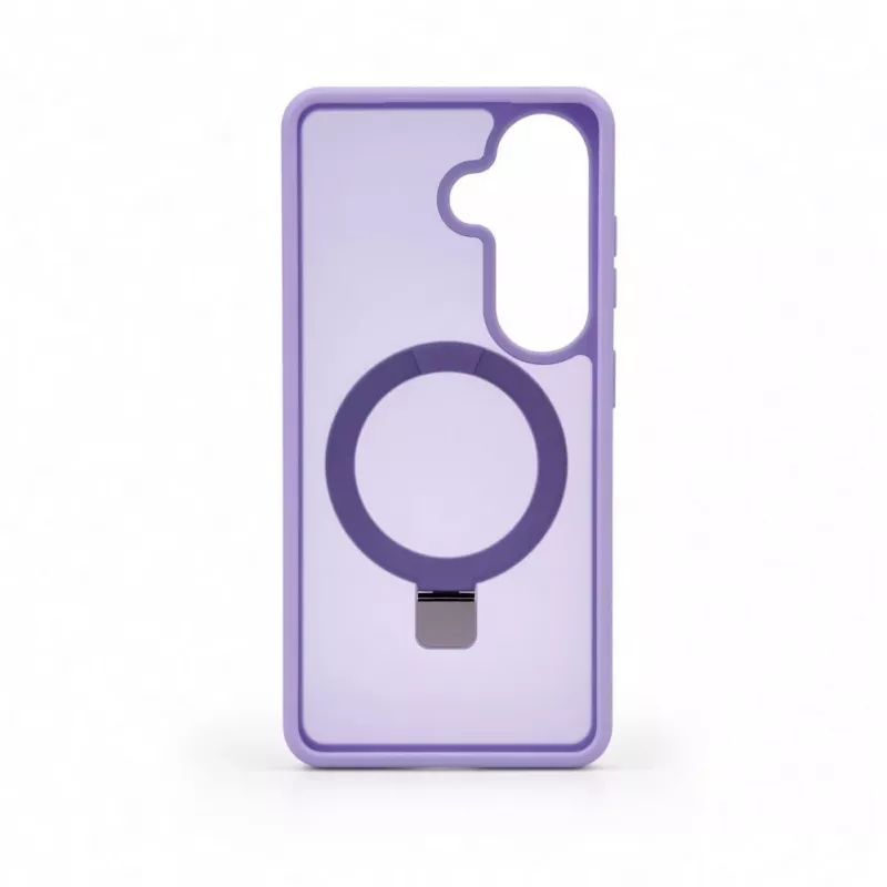 Evelatus Samsung Galaxy S26 Funda Shield con MagSafe y soporte, anillo mate, Lila lavanda