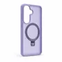 Evelatus Samsung Galaxy S26 Funda Shield con MagSafe y soporte, anillo mate, Lila lavanda