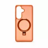 Evelatus Funda Shield para Samsung Galaxy S26 con MagSafe y soporte, anillo mate, naranja