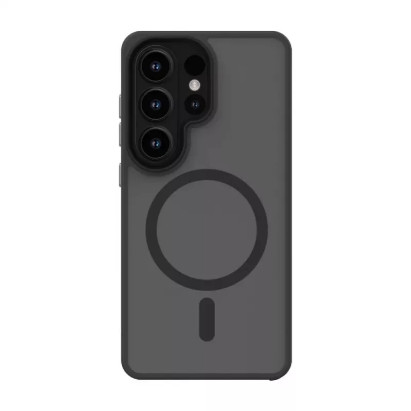 Funda híbrida con imán Evelatus para Samsung Galaxy S26 Ultra, PC+TPU, negra