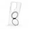 Evelatus Funda híbrida con MagSafe PC+TPU y soporte metálico 360 para Samsung Galaxy S26 Ultra, transparente