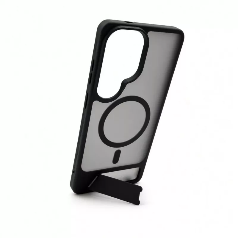 Evelatus Funda MagSafe de goma con soporte para Samsung Galaxy S26 Ultra - negra