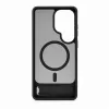 Evelatus Funda MagSafe de goma con soporte para Samsung Galaxy S26 Ultra - negra