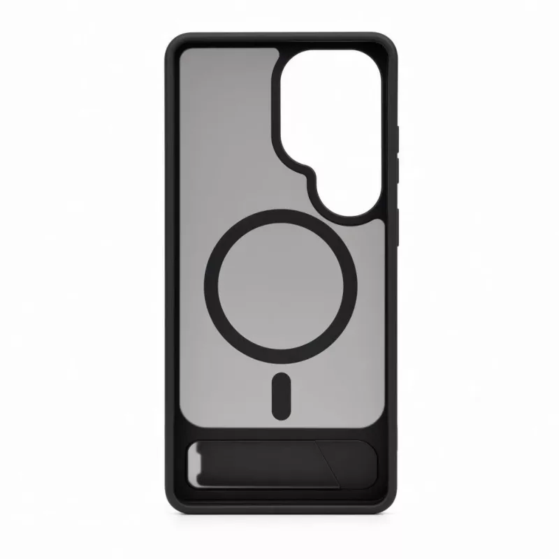 Evelatus Funda MagSafe de goma con soporte para Samsung Galaxy S26 Ultra - negra