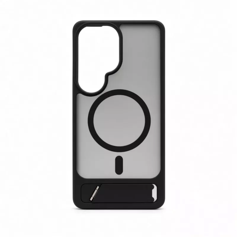 Evelatus Funda MagSafe de goma con soporte para Samsung Galaxy S26 Ultra - negra