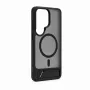 Evelatus Funda MagSafe de goma con soporte para Samsung Galaxy S26 Ultra - negra