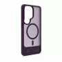Evelatus Funda MagSafe de goma con soporte para Samsung Galaxy S26 Ultra - lila