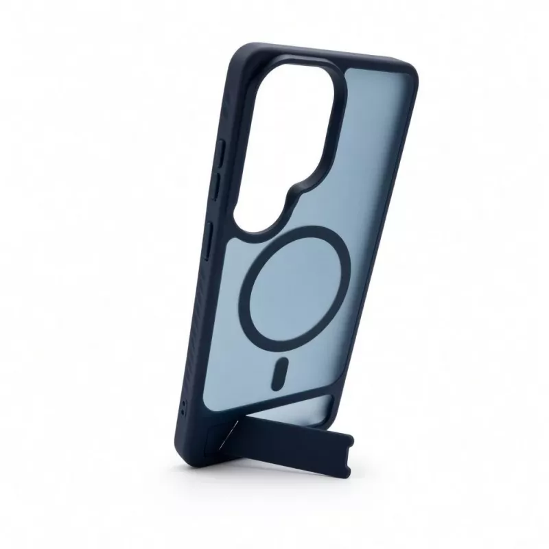 Evelatus Funda MagSafe engomada con soporte para Samsung Galaxy S26 Ultra Azul marino