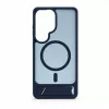 Evelatus Funda MagSafe engomada con soporte para Samsung Galaxy S26 Ultra Azul marino