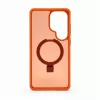 Evelatus Samsung Galaxy S26 Ultra Funda Shield con MagSafe y Soporte Anillo Mate Naranja