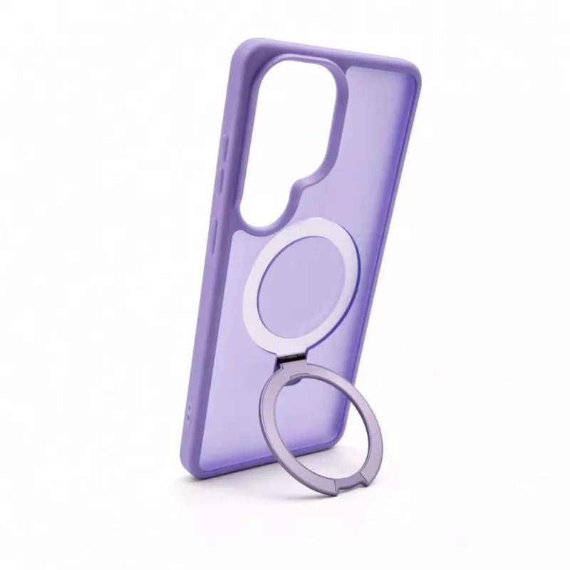 Evelatus Funda protectora para Samsung Galaxy S26 con MagSafe y soporte, anillo mate, lila lavanda