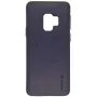 Evelatus Samsung Galaxy S9 Funda trasera de silicona líquida Kuton azul