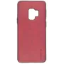 EVELATUS Funda trasera de silicona líquida para Samsung Galaxy S9 Kuton roja