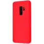 Evelatus Samsung Galaxy S9 Plus Funda de silicona nano Soft Touch TPU roja