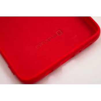 Evelatus Samsung Galaxy S9 Plus Funda Nano Silicona Soft Touch TPU Rojo