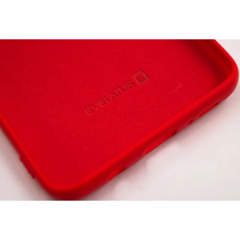 Evelatus Samsung Galaxy S9 Plus Funda Nano Silicona Soft Touch TPU Rojo