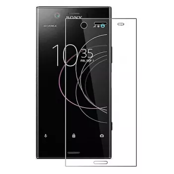 Evelatus funda trasera de silicona para Sony Xperia XZ1 - negra
